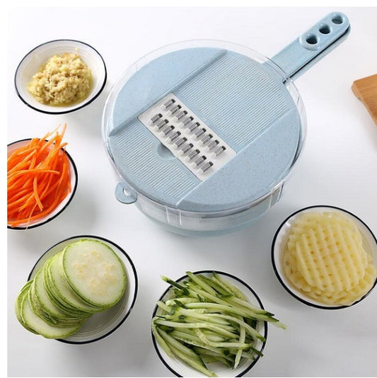 8-in-1 Mandoline Slicer with Drain Basket
