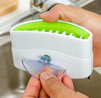 Suction Cup Knife, Fork & Chopstick Cleaning Brush