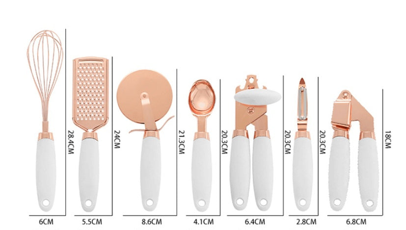 Premium Copper Plated Kitchen Peeler Set