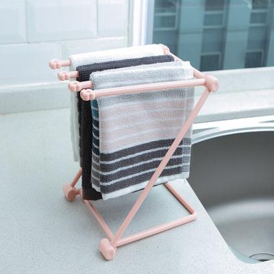 Foldable Dishcloth Drying Rack & Kitchen Organizer