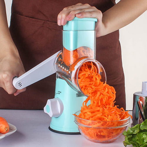 Multifunctional Round Mandoline Vegetable Slicer