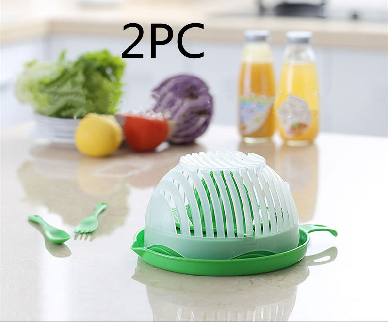 Creative Salad & Vegetable Quick Cutter Bowl