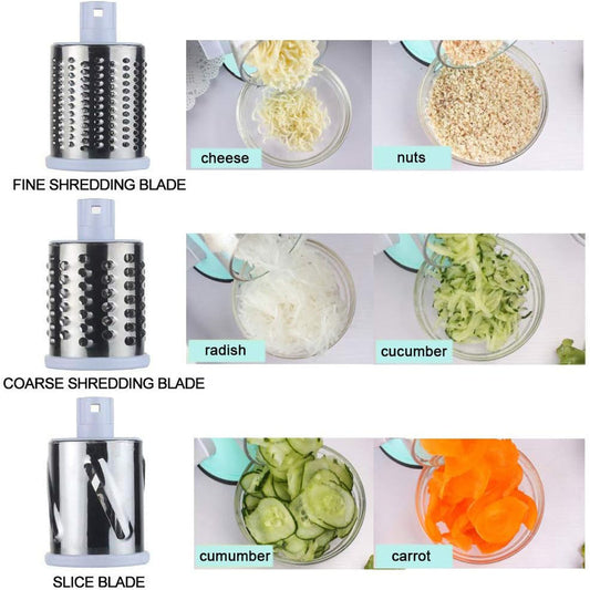 Multifunctional Round Mandoline Vegetable Slicer