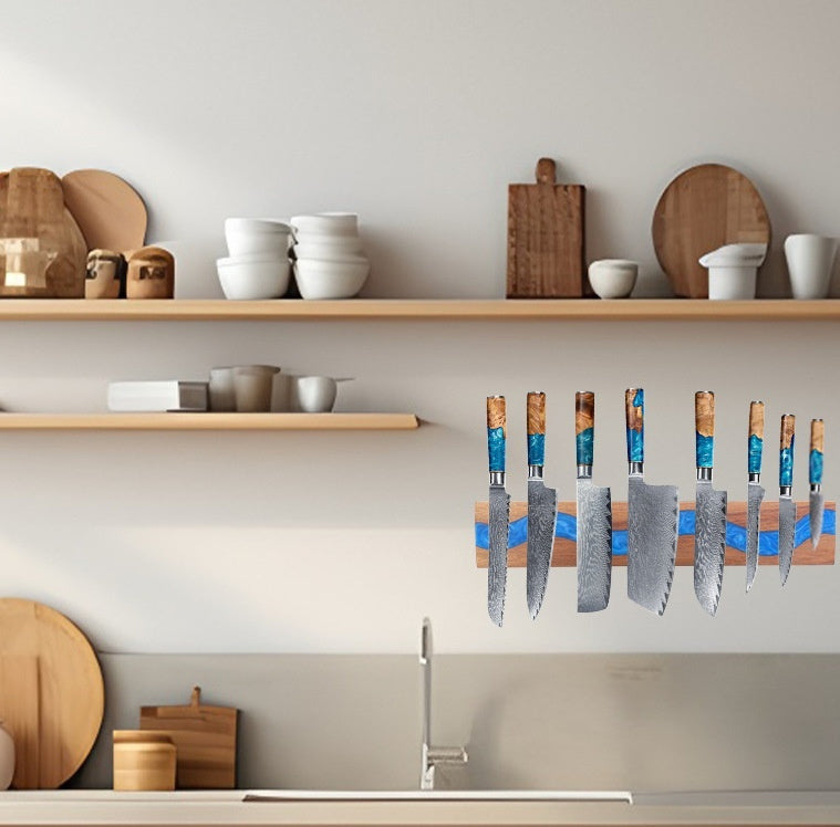 Magnetic Resin Wall-Mounted Knife Holder Strip